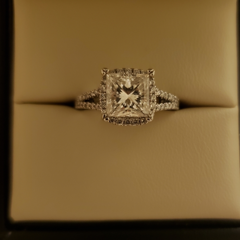 ❤White Gold Diamond Ring Setting❤